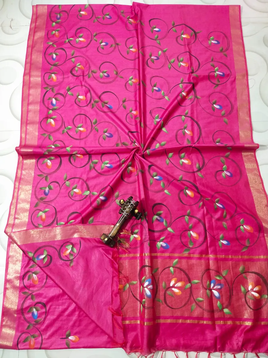 Lightweight Kota Silk Saree – Artisan Woven Elegance